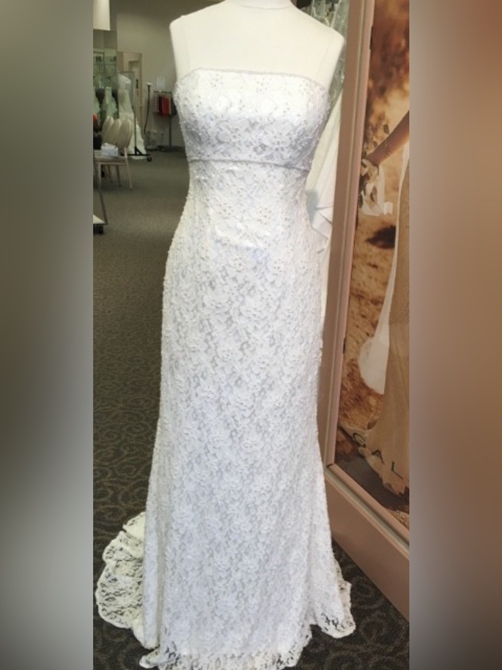 David's Bridal Ivory Galina Bridal Gown